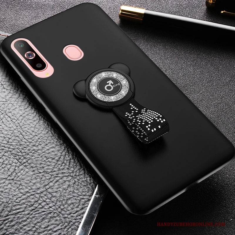 Hülle Samsung Galaxy A8s Schutz Anti-sturz Nubuck, Case Samsung Galaxy A8s Taschen Schwarz Trendmarke