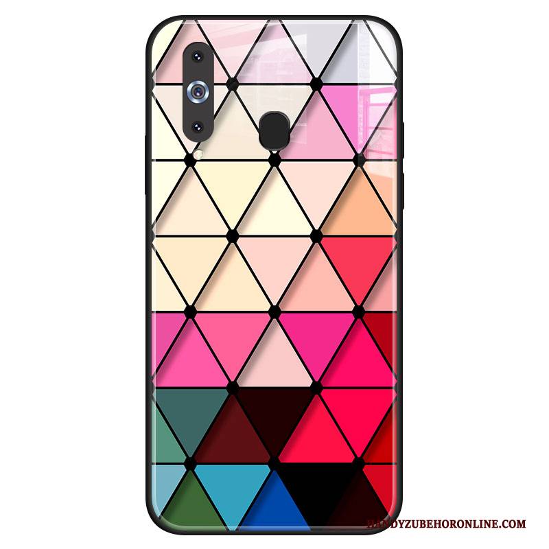 Hülle Samsung Galaxy A8s Schutz Glas Handyhüllen, Case Samsung Galaxy A8s Anti-sturz Diamantform
