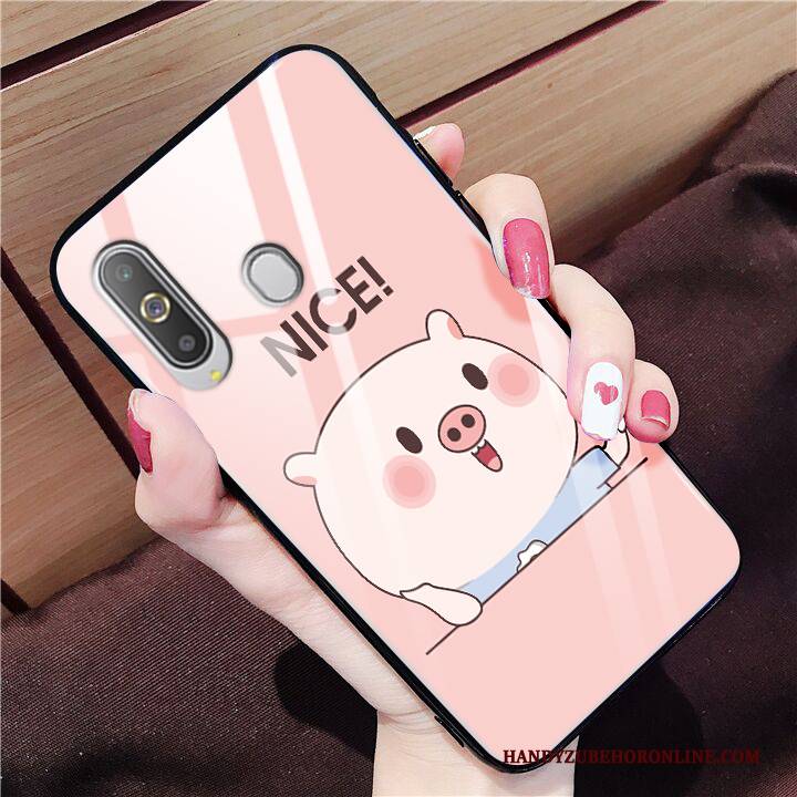 Hülle Samsung Galaxy A8s Schutz Nette Schwer, Case Samsung Galaxy A8s Taschen Handyhüllen Rosa