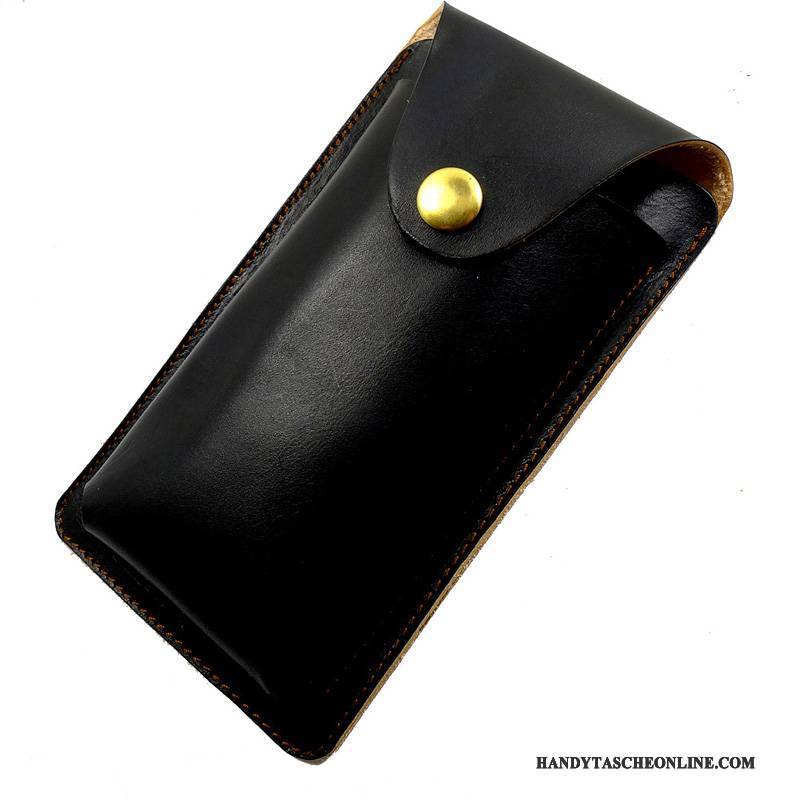 Hülle Samsung Galaxy A9 Leder Schwarz, Case Samsung Galaxy A9 Taschen