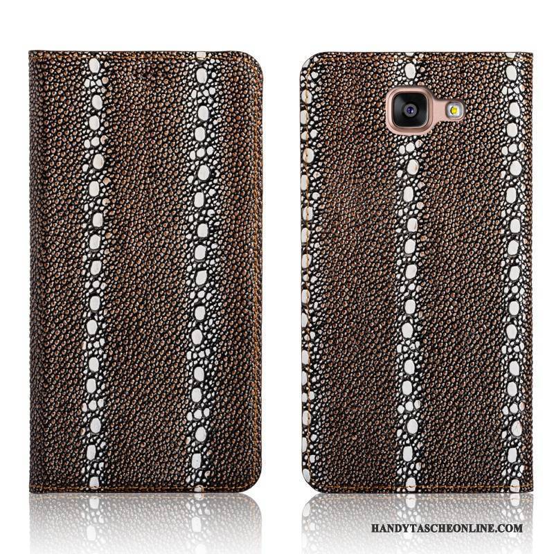 Hülle Samsung Galaxy A9 Lederhülle Handyhüllen Anti-sturz, Case Samsung Galaxy A9 Leder