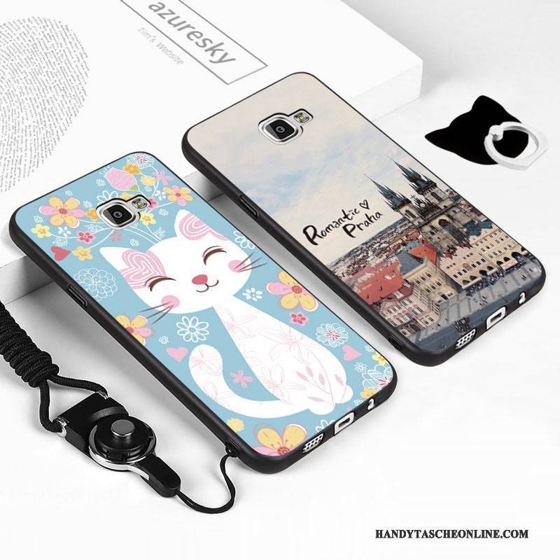 Hülle Samsung Galaxy A9 Schutz Anti-sturz Nubuck, Case Samsung Galaxy A9 Silikon Handyhüllen