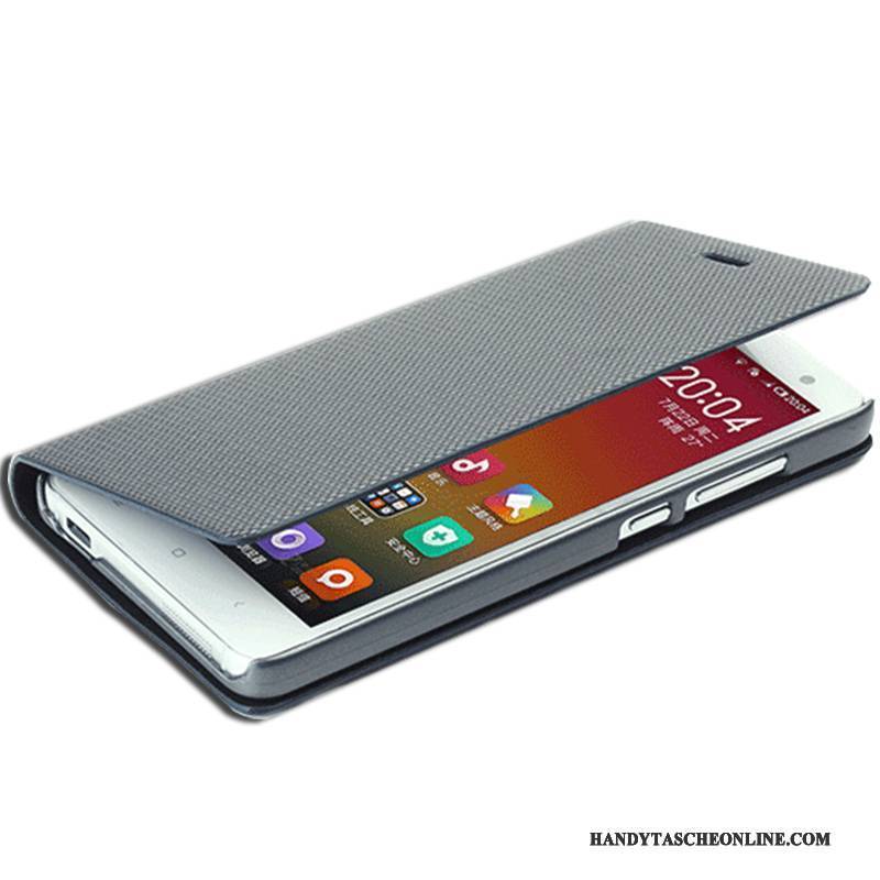 Hülle Samsung Galaxy A9 Schutz Einfach Grau, Case Samsung Galaxy A9 Folio Handyhüllen