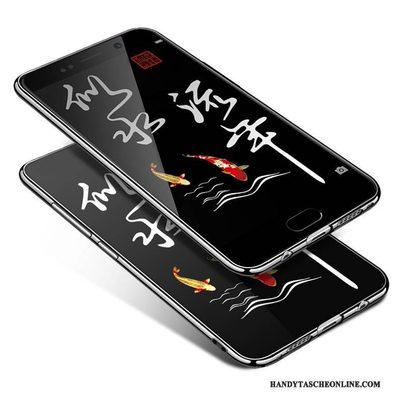 Hülle Samsung Galaxy A9 Schutz Handyhüllen Schwarz, Case Samsung Galaxy A9 Weiche Dünne Chinesische Art