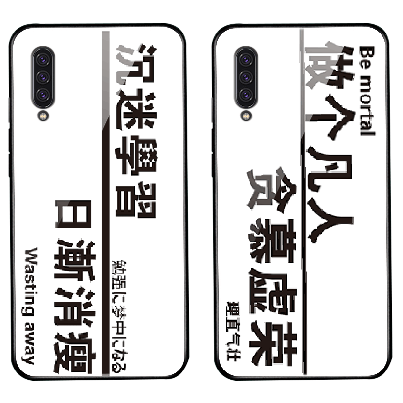 Hülle Samsung Galaxy A90 5g Silikon Handyhüllen Spiegel, Case Samsung Galaxy A90 5g Schutz England Weiß