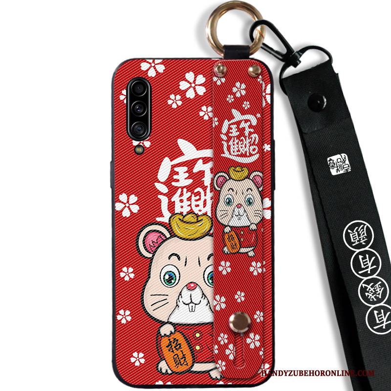 Hülle Samsung Galaxy A90 5g Taschen Ratte Rot, Case Samsung Galaxy A90 5g Weiche Reichtum Anti-sturz