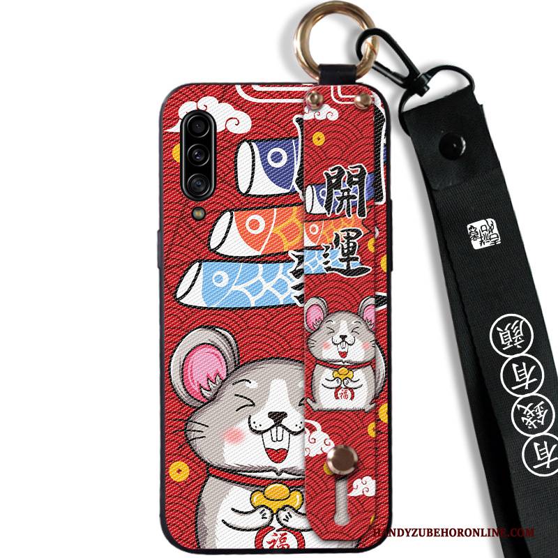 Hülle Samsung Galaxy A90 5g Weiche Anti-sturz Rot, Case Samsung Galaxy A90 5g Kreativ Trend Handyhüllen