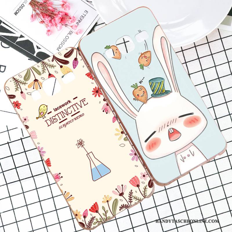 Hülle Samsung Galaxy J3 2016 Weiche Anti-sturz Weiß, Case Samsung Galaxy J3 2016 Karikatur Handyhüllen Schwer