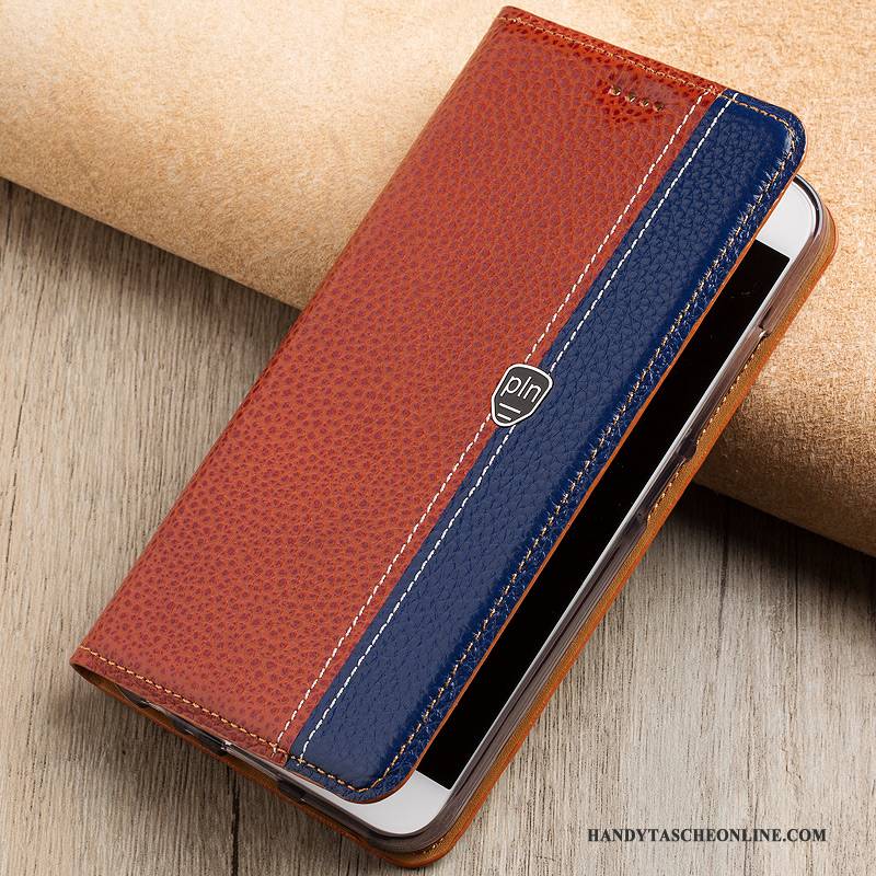 Hülle Samsung Galaxy J3 2017 Leder Europa Handyhüllen, Case Samsung Galaxy J3 2017 Schutz