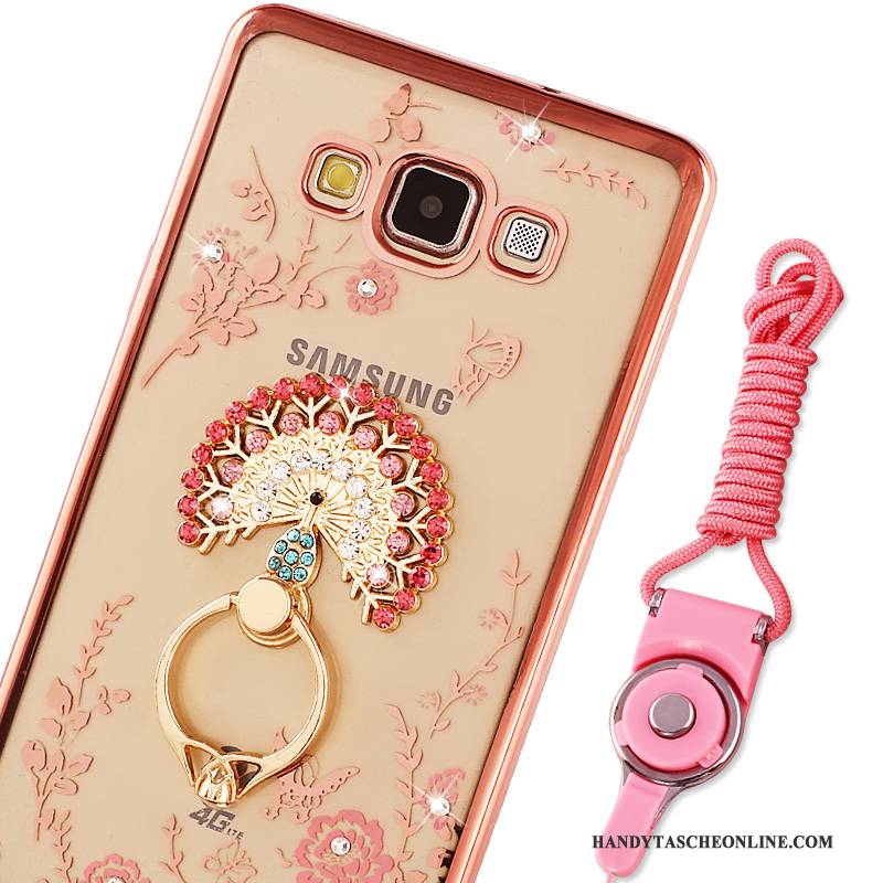 Hülle Samsung Galaxy J5 2015 Silikon Rosa Anti-sturz, Case Samsung Galaxy J5 2015 Schutz Handyhüllen