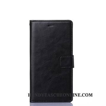 Hülle Samsung Galaxy J7 2015 Lederhülle Handyhüllen Schwarz, Case Samsung Galaxy J7 2015 Schutz