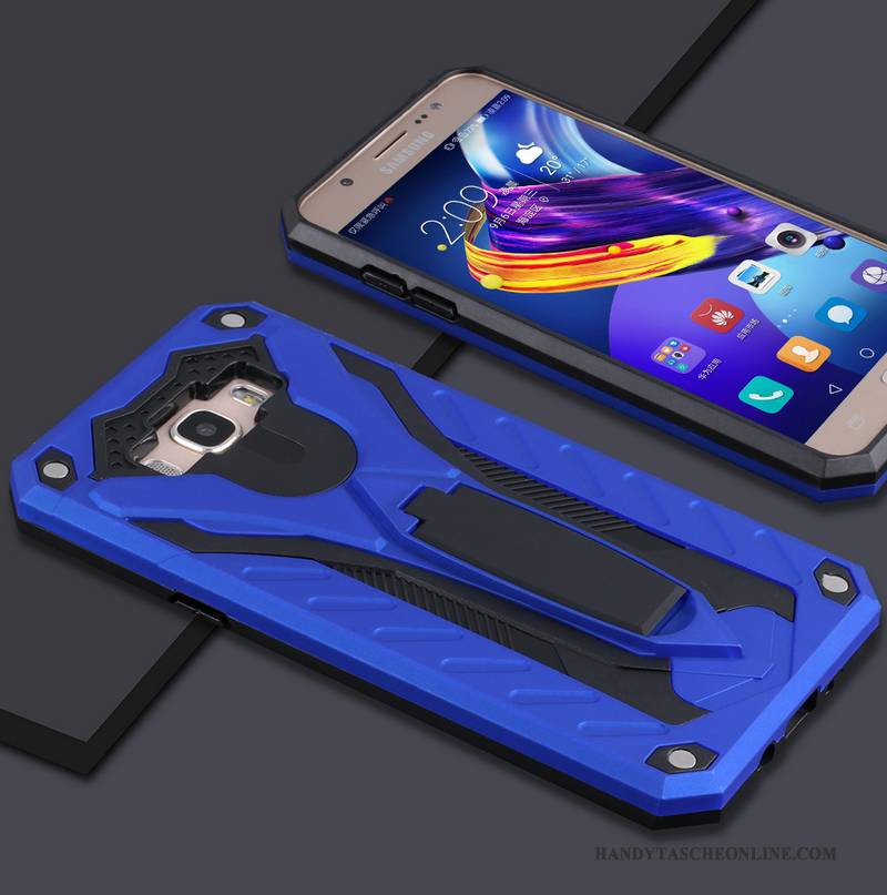 Hülle Samsung Galaxy J7 2015 Taschen Blau Handyhüllen, Case Samsung Galaxy J7 2015