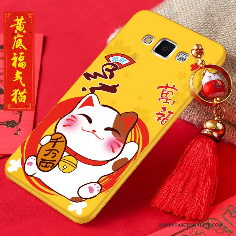 Hülle Samsung Galaxy J7 2016 Schutz Reichtum Anti-sturz, Case Samsung Galaxy J7 2016 Handyhüllen Katzen