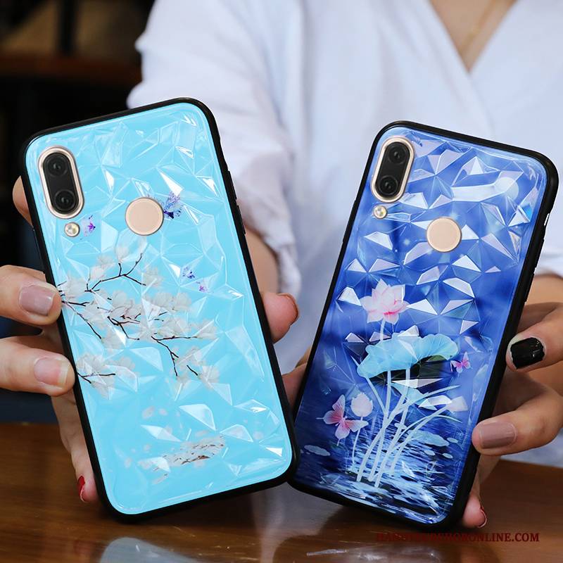 Hülle Samsung Galaxy M20 Silikon Liebhaber Anti-sturz, Case Samsung Galaxy M20 Taschen Handyhüllen Persönlichkeit