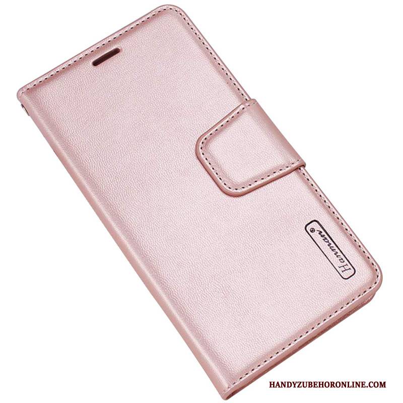 Hülle Samsung Galaxy Note 10+ Leder Handyhüllen Hängende Verzierungen, Case Samsung Galaxy Note 10+ Folio Rosa