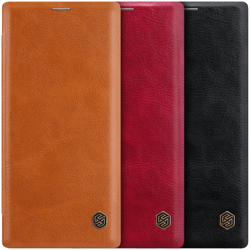 Hülle Samsung Galaxy Note 10+ Lederhülle Schwarz Gold, Case Samsung Galaxy Note 10+