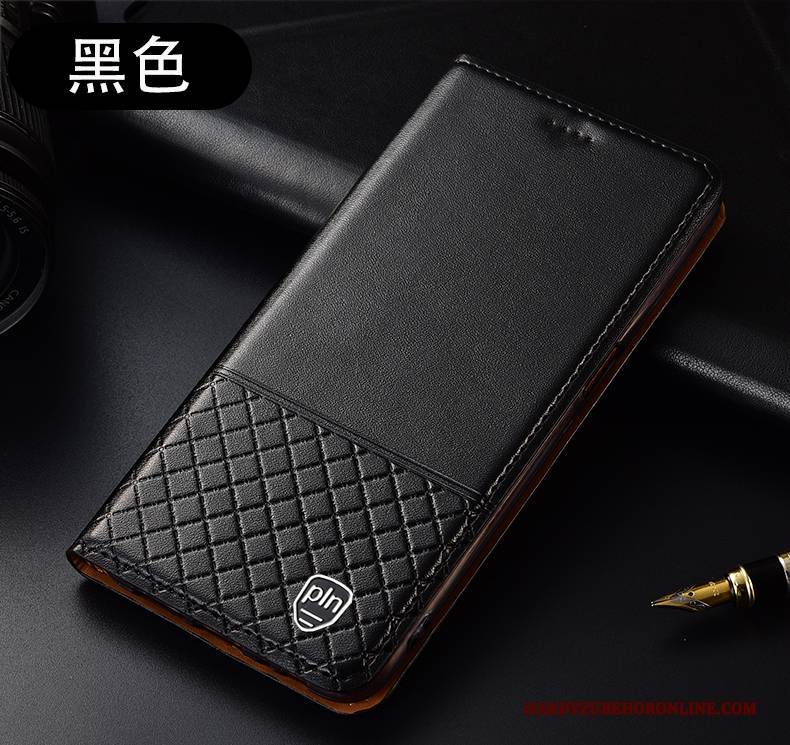 Hülle Samsung Galaxy Note 10 Lite Taschen Schwarz Anti-sturz, Case Samsung Galaxy Note 10 Lite Folio Handyhüllen