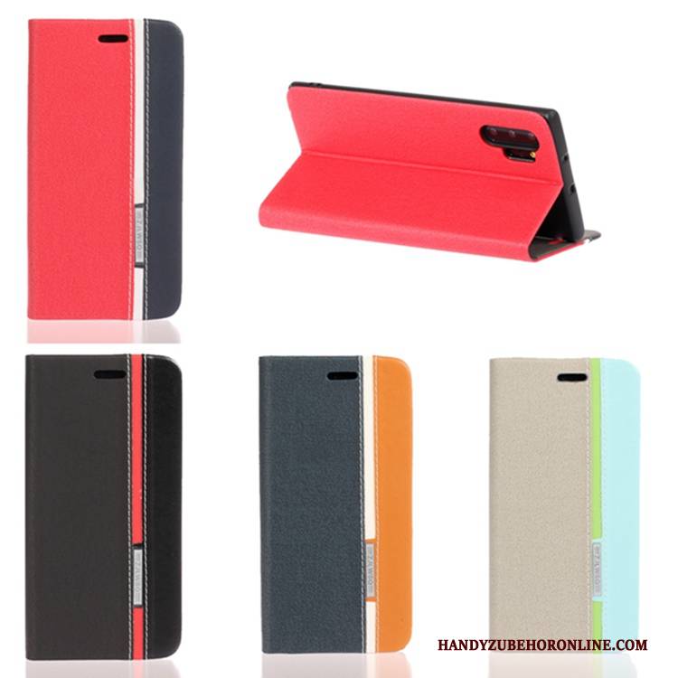 Hülle Samsung Galaxy Note 10+ Schutz Rot Handyhüllen, Case Samsung Galaxy Note 10+ Weiche