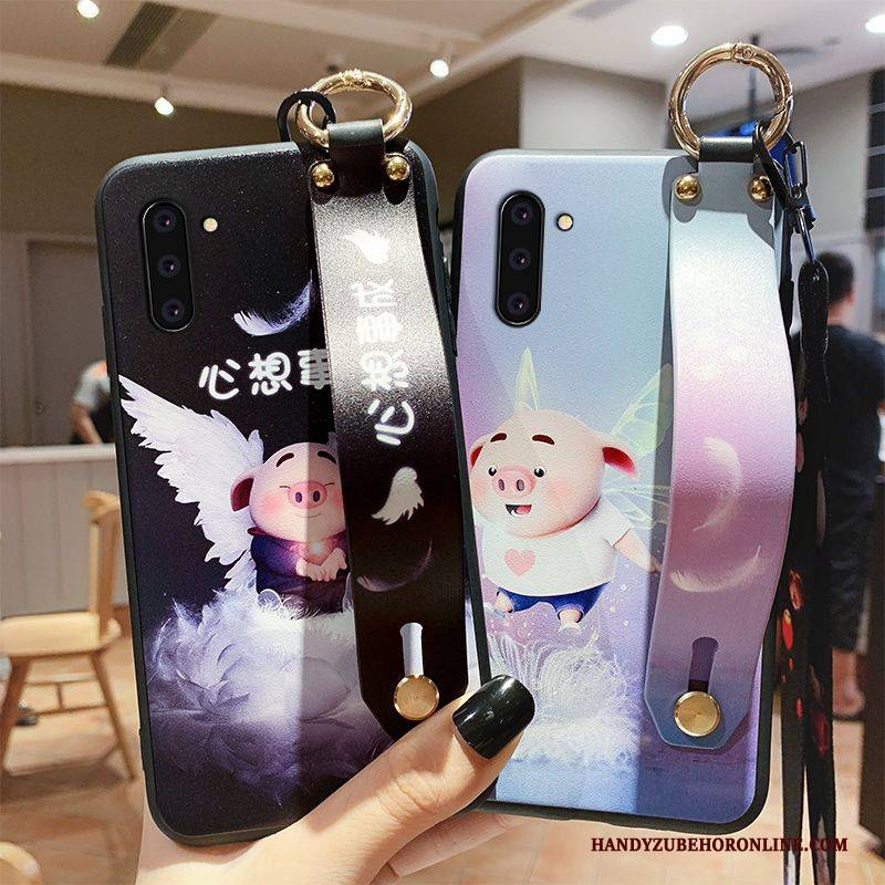 Hülle Samsung Galaxy Note 10 Weiche Mini Trend, Case Samsung Galaxy Note 10 Silikon Handyhüllen Schwarz