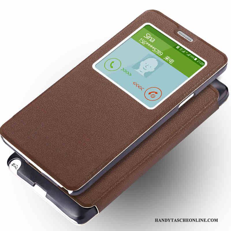 Hülle Samsung Galaxy Note 4 Lederhülle Handyhüllen Anti-sturz, Case Samsung Galaxy Note 4 Folio