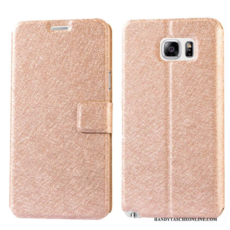 Hülle Samsung Galaxy Note 5 Folio Neu Schlank, Case Samsung Galaxy Note 5 Lederhülle Khaki Handyhüllen