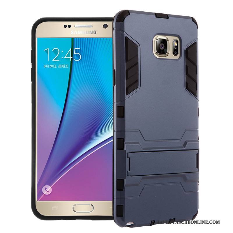 Hülle Samsung Galaxy Note 5 Halterung Grün Anti-sturz, Case Samsung Galaxy Note 5 Schutz Handyhüllen