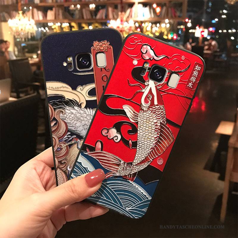 Hülle Samsung Galaxy Note 5 Silikon Handyhüllen Tiger, Case Samsung Galaxy Note 5 Rot Wind