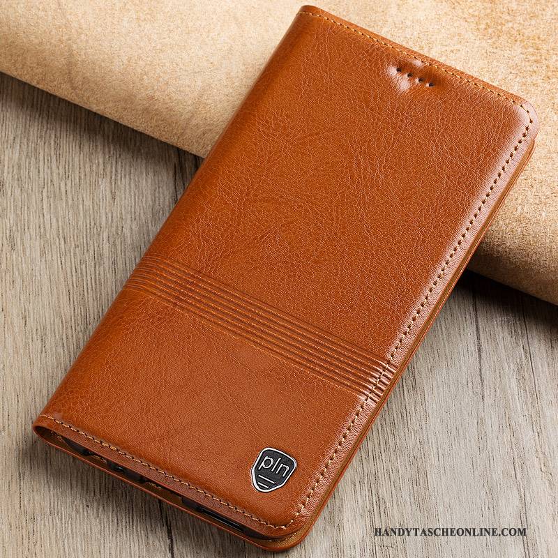 Hülle Samsung Galaxy Note 8 Leder Handyhüllen Gelb, Case Samsung Galaxy Note 8 Lederhülle