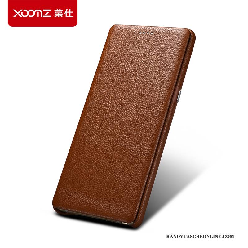 Hülle Samsung Galaxy Note 8 Schutz Business Handyhüllen, Case Samsung Galaxy Note 8 Lederhülle Anti-sturz