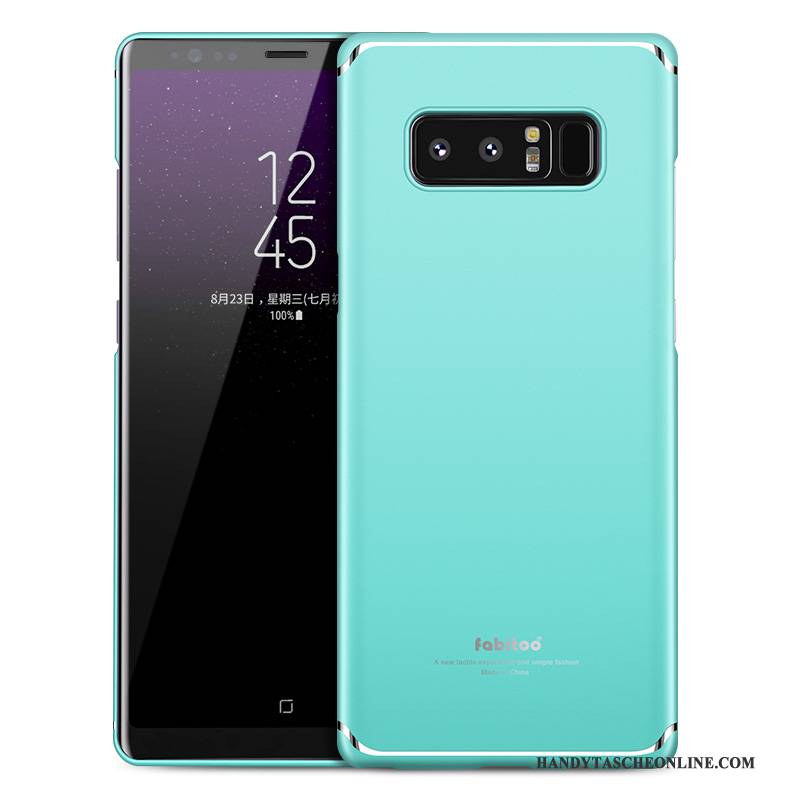 Hülle Samsung Galaxy Note 8 Taschen Handyhüllen Schwer, Case Samsung Galaxy Note 8 Schutz Blau Anti-sturz
