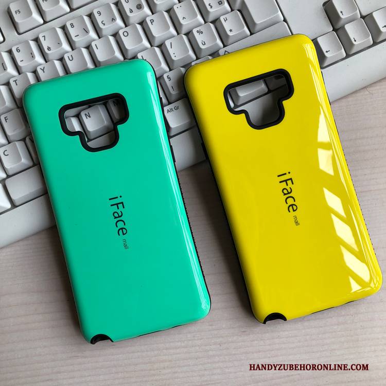 Hülle Samsung Galaxy Note 9 Silikon Anti-sturz Grün, Case Samsung Galaxy Note 9 Handyhüllen