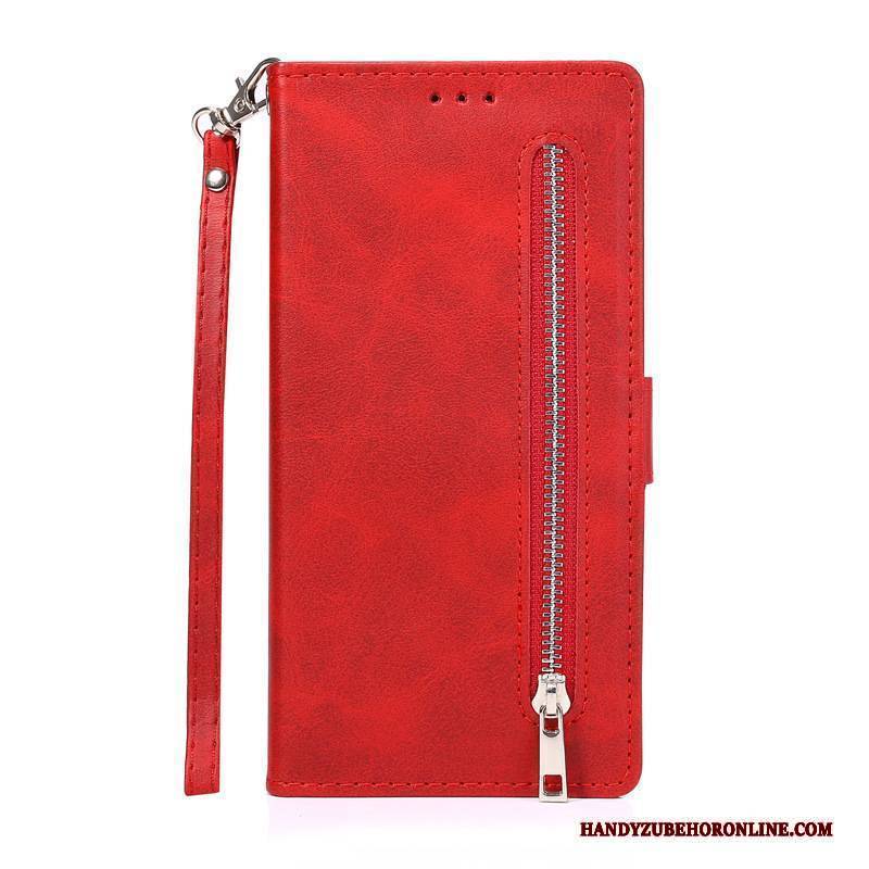 Hülle Samsung Galaxy Note20 Ultra Lederhülle Rot, Case Samsung Galaxy Note20 Ultra