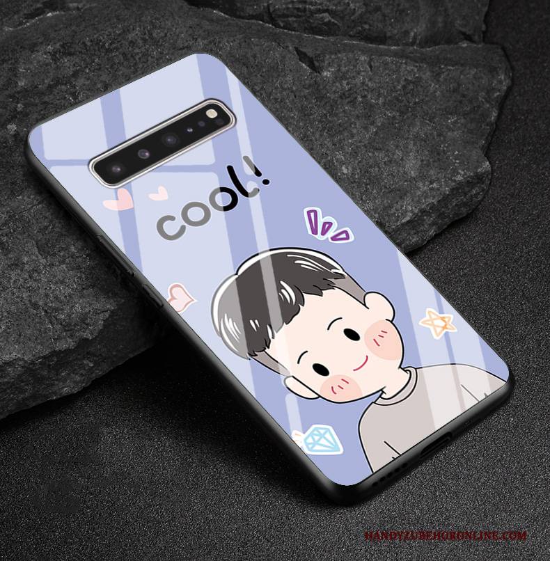 Hülle Samsung Galaxy S10 5g Weiche Persönlichkeit Angepasst, Case Samsung Galaxy S10 5g Schutz Glas Einfach