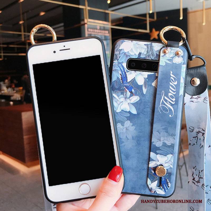 Hülle Samsung Galaxy S10 Kreativ Trendmarke Neu, Case Samsung Galaxy S10 Silikon Nubuck Anti-sturz