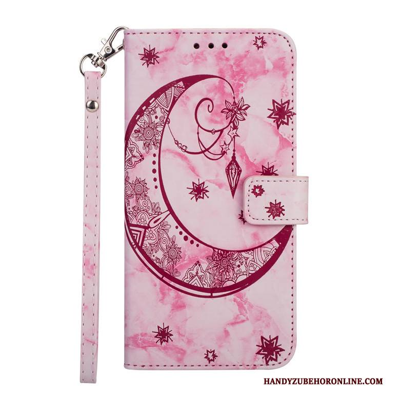Hülle Samsung Galaxy S10+ Lederhülle Anti-sturz Handyhüllen, Case Samsung Galaxy S10+ Schutz Rosa