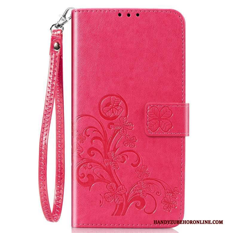 Hülle Samsung Galaxy S10 Lite Lederhülle Rot Anti-sturz, Case Samsung Galaxy S10 Lite Weiche Handyhüllen