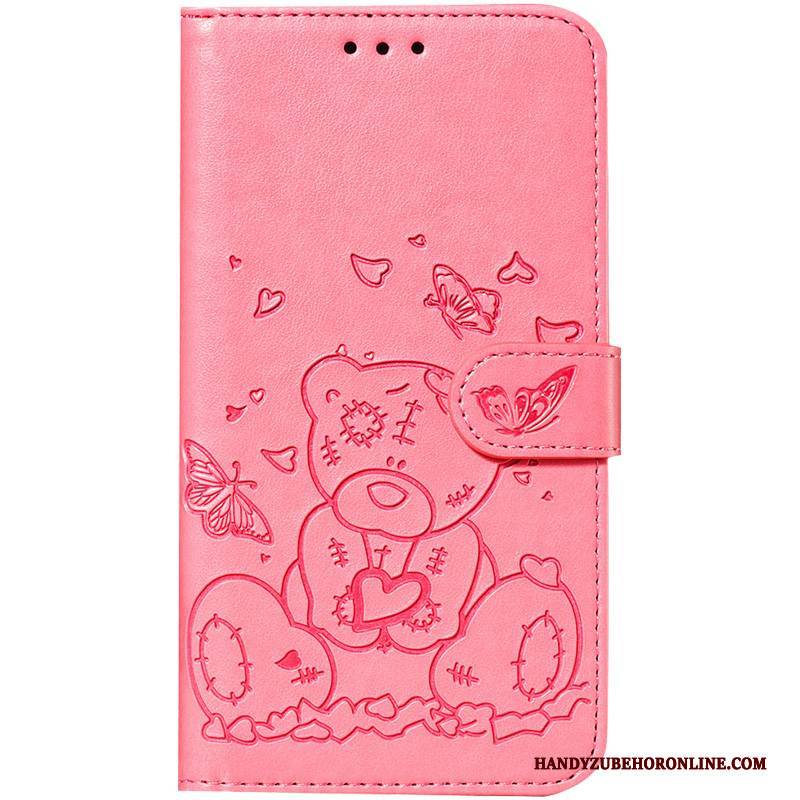 Hülle Samsung Galaxy S10 Lite Schutz Nette Rosa, Case Samsung Galaxy S10 Lite Folio Handyhüllen Anti-sturz
