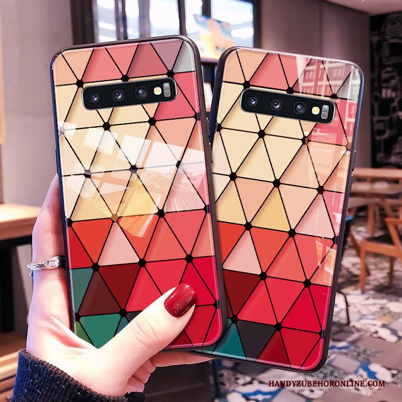 Hülle Samsung Galaxy S10 Schutz High-end Schwer, Case Samsung Galaxy S10 Taschen Diamantform Handyhüllen