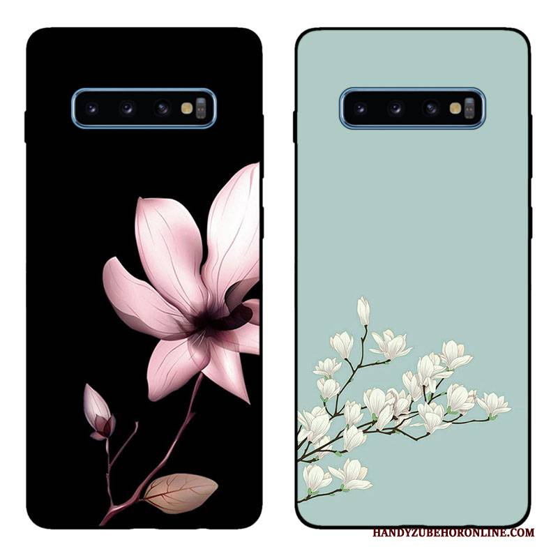 Hülle Samsung Galaxy S10 Weiche Handyhüllen Schwarz, Case Samsung Galaxy S10 Taschen Anti-sturz Angepasst