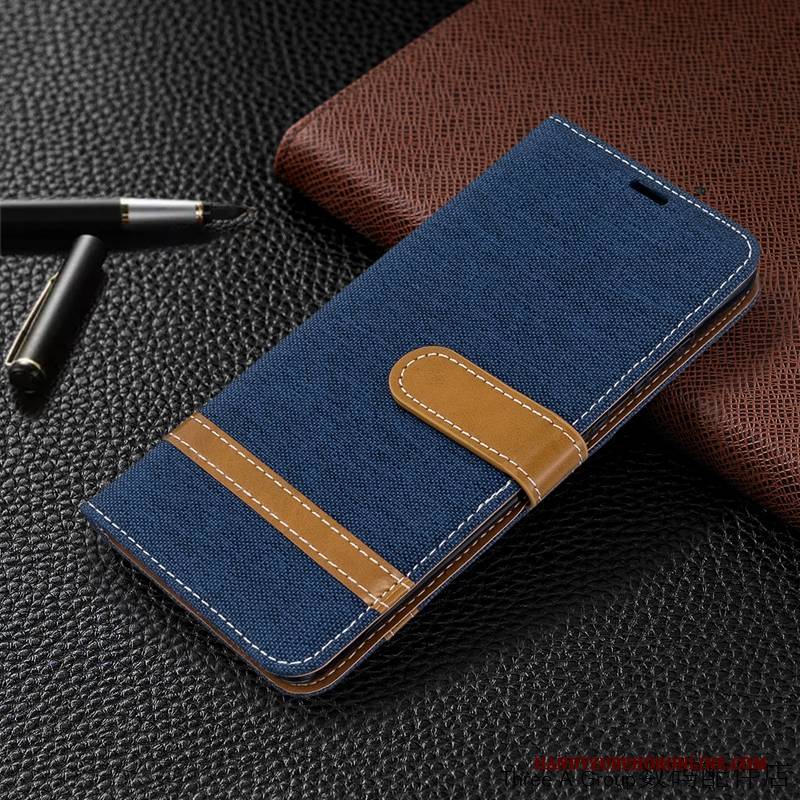 Hülle Samsung Galaxy S20 Ultra Kreativ Stoff Handyhüllen, Case Samsung Galaxy S20 Ultra Folio Muster Denim