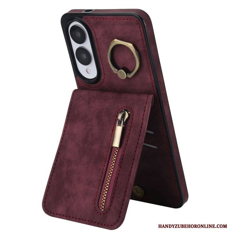 Hülle Samsung Galaxy S25 5g Edge Geldbörse Mit Reißverschluss Und Rfid-technologie