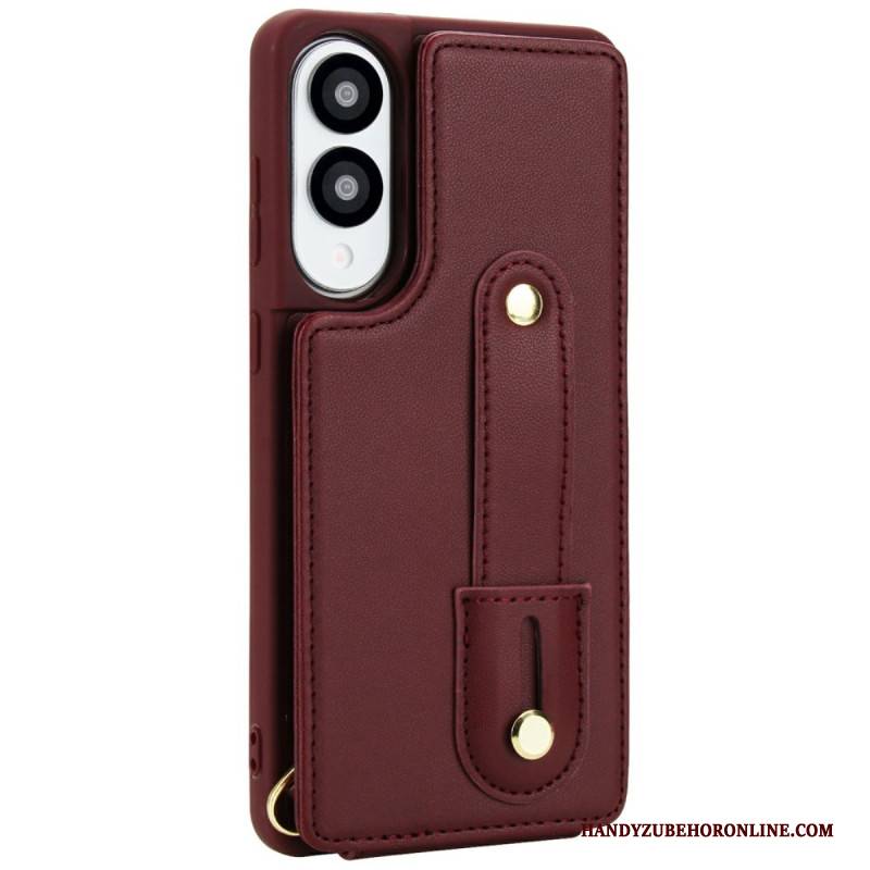 Hülle Samsung Galaxy S25 5g Edge Handyhülle Kartenhalter Mit Tragegurt Und Schultergurt