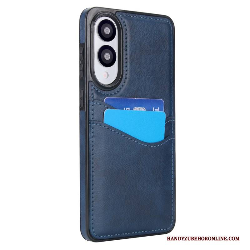 Hülle Samsung Galaxy S25 5g Edge Handyhülle Lederoptik Mit Kartenhalter Halter