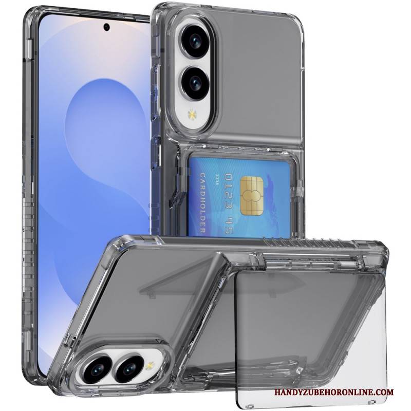 Hülle Samsung Galaxy S25 5g Edge Transparent & Kartenhalter