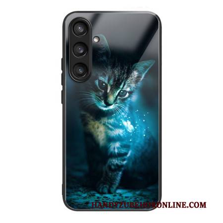 Hülle Samsung Galaxy S25 5g Gehärtetes Glas – Katzenmotiv