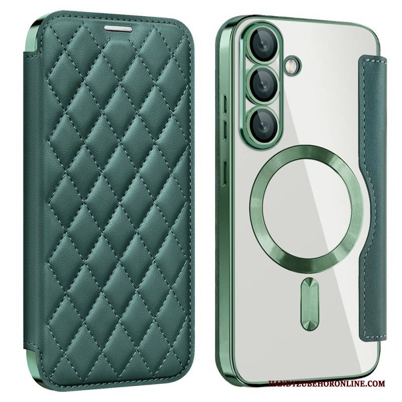 Hülle Samsung Galaxy S25 5g Gesteppt Kompatibel Mit Magsafe