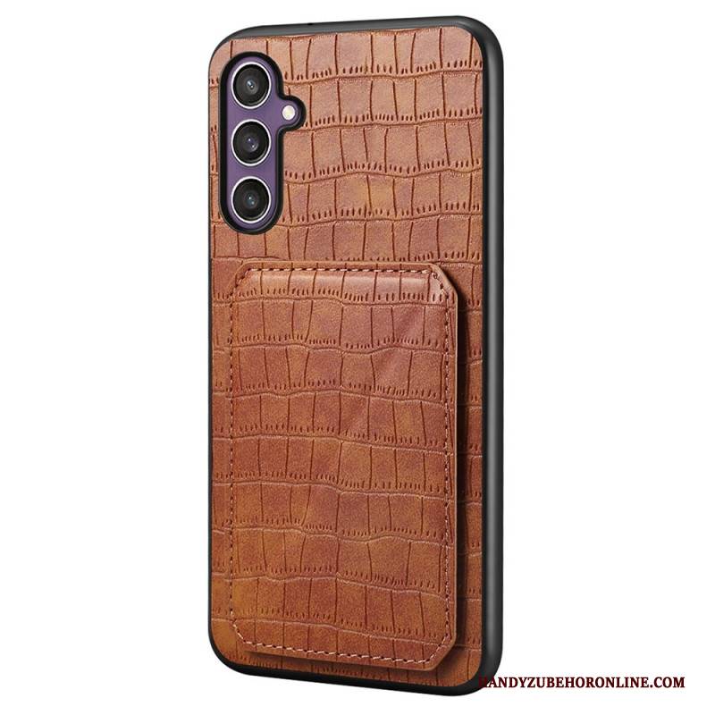 Hülle Samsung Galaxy S25 5g Kartenhalter Mit Krokodil-optik