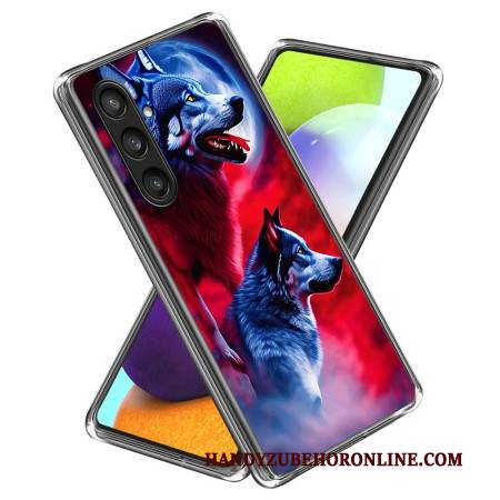 Hülle Samsung Galaxy S25 5g Zwei Wölfe