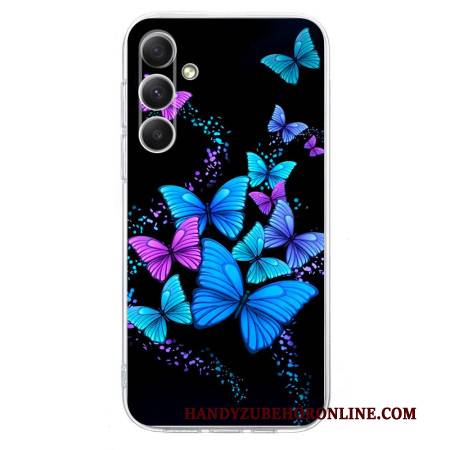 Hülle Samsung Galaxy S25 Fe Handyhülle Bunte Schmetterlinge