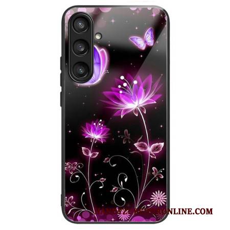 Hülle Samsung Galaxy S25 Plus 5g Blumen Und Schmetterlinge Aus Gehärtetem Glas